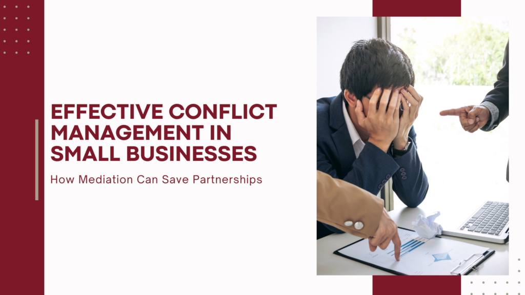 Effective Conflict Small Businesses